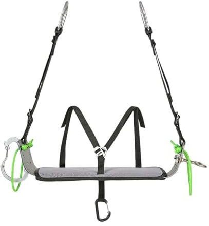 Wisylizv Klettergurt Für Herren - Komfortabel Verstellbarer Gurt - Bergsteigerzubehör Für Camping Industriekletterer Wartungsarbeiten Gerüstarbeiten