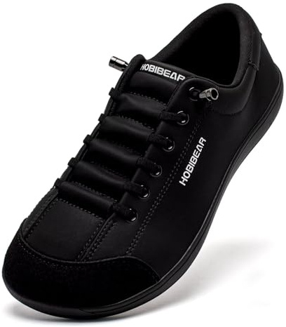 HOBIBEAR Chaussures pieds nus pour homme et femme | Zero Drop | Chaussures larges en cuir minimaliste Trail Running Walking