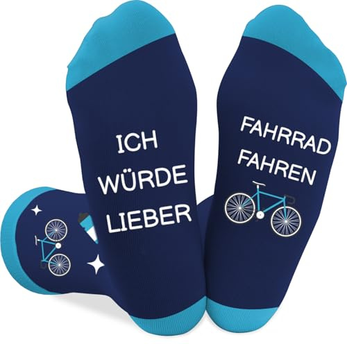 Coopyin Fahrrad Geschenkideen, Fahrrad Zubehör Geschenk für Radfahrer Weihnachtsgeschenke Geburtstagsgeschenk Vatertagsgeschenk für Fahrradfahrer Mountainbike Geschenk Fahrradliebhaber Lustige Socken