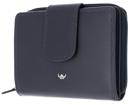 Golden Head Leder Geldbörse Polo RFID Protect RV-Börse 3331 Marineblau dunkelblau