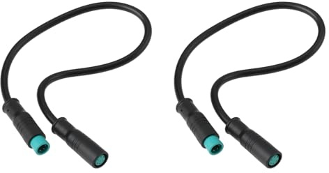OTOTEC 2x M8-5Pin Male to Female Ebike Extension Cable Waterproof Conversion Cable for Electric Bike Display, for 6V 12V 24V 36V 48V 60V Ebike, 29cm