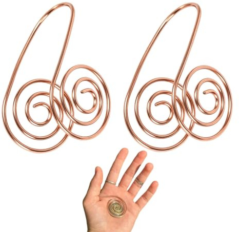 OSNIYAW Artistic Open Spirals Palms Rings Adjustable Hand Jewelry Accessory for and Positives Vibes Spiritual Recovery Hoop