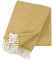 KLIPPAN Creme-currygelbe Wolldecke aus 100% Lambswool, 130x200cm