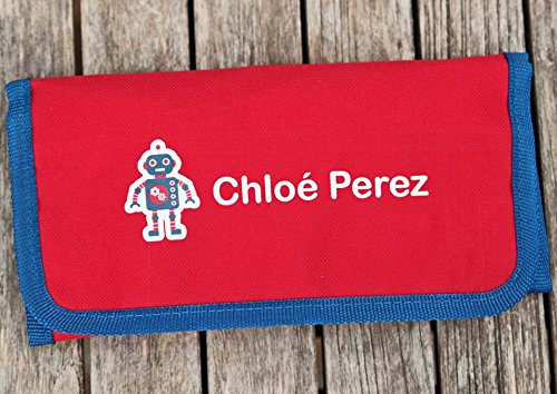 Personalisiertes Federmäppchen mit Name | Personalisierte Buntstifte