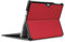 Kepuch Custer Coque pour Surface Pro 7 6 5 4,PU-Cuir Étui Housse pour Surface Pro 7 6 5 4 - Rouge