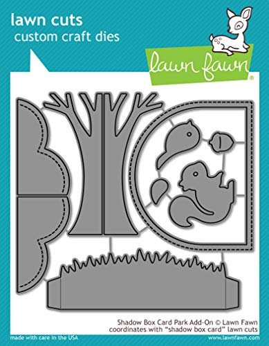 Lawn Fawn, Lawn cuts/Stanzschablone, Shadow Box Card Park add-on