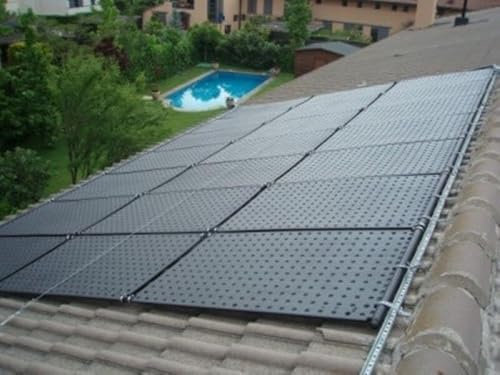 OKU Solarabsorber Komplettset bis 48 m² Wasseroberfläche (24 Kollektoren)