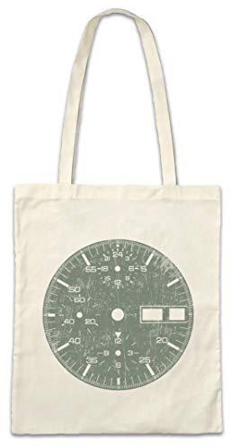Urban Backwoods Clock-Face I Hipster Bag Beutel Stofftasche Einkaufstasche