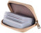 Outrip Porte-cartes en cuir véritable avec 26 emplacements pour cartes, doré, S