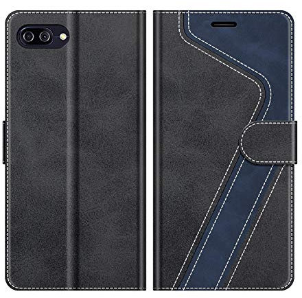 MOBESV Funda para ASUS Zenfone 4 MAX ZC554KL, Funda Libro Magnético Carcasa para ASUS Zenfone 4 MAX ZC554KL Funda con Tapa, Negro