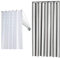 Sealskin Set combinato Binario per tenda da doccia Umbrella e tenda Linje 180x200 cm, Bianco/Grigio