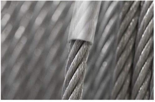 2 3 4 5 6 7 8 10mm Steel Clear PVC Plastic Coated Wire Rope Boat Galvanised Zinc (Diameter: 2mm, Length: 1m)