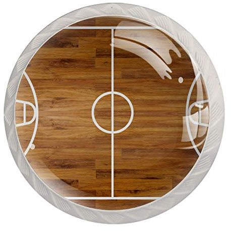 Tirador de cristal para armario de la cancha de baloncesto