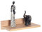 RICOO Étagère Murale Rangement 30 x 8 x 19 cm WM057-EG Tablette Flottante Chêne Marron