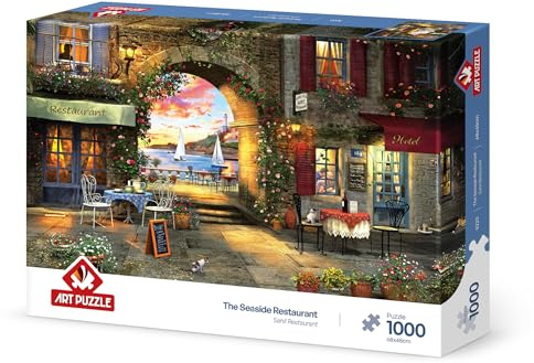 Art Puzzle Strand Restaurant 1000 Teile Puzzle