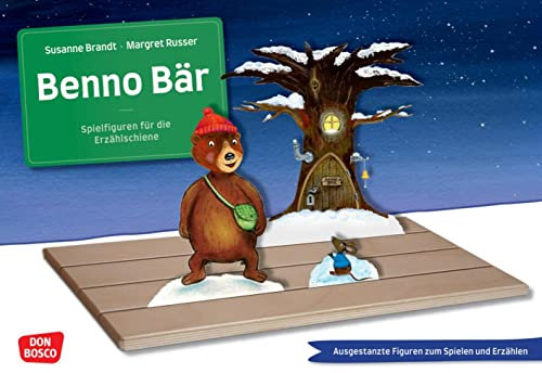 Benno Bär. Erzählschienen-Figurenset: Ausgestanzte Spielfiguren und Skript. Sprachförderung in Kindergarten und Grundschule. Ein modernes Märchen über ... die Erzählschiene: Bilderbuch-Geschichten)