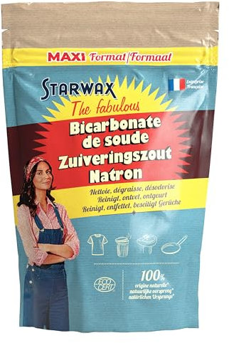 STARWAX THE FABULOUS - Bicarbonate de Soude Ménager - 2,5 Kg - Nettoie, Dégraisse, Désodorise et Fait Briller Toute la Maison - 100% d'Origine Naturelle - - Fabriqué en France