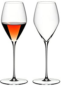 RIEDEL Veloce Rosé Weinglas, 2er Set, Klares Kristallglas, premium maschinell gefertigt