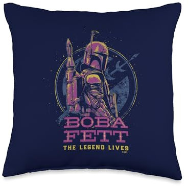 Star Wars Book of Boba Fett Galactic Neon Poster Wurfkissen, 40,6 x 40,6 cm, mehrfarbig