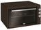 BEKO, Mini Four posable, 50L, Multifonction Chaleur brassée, Catalyse de fond, Noir, Boutons chromés, 7 fonctions, 2400W, Minuteur coupe circuit, 180°C, Tournebroche, Eclairage intérieur