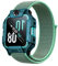 Polyjoy Kinder Nylon Armbänder kompatibel mit Watch Phone Z7/Watch Phone Z6/Watch Phone Z1 Armband, Kids Smartwatch Mädchen Jungen Weich Verstellbare Ersatzbänder-Green