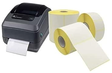 ZStyle - Thermo-Etiketten für Versand und Mehrzweck - Kompatibel mit Zebra GK420D, GX420D, GK420T, GX420T - 100 mm x 150 mm - 1600 Etiketten (4 Rollen à 400 Etiketten)