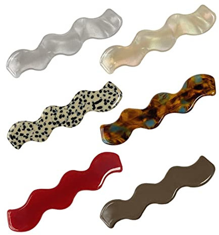 XPEX 6 Stück automatische Haarspangen für Frauen und Mädchen mit feinem und dichtem Haar