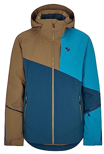 Ziener Herren TIMPA Ski-Jacke/Snowboard-Jacke | atmungsaktiv, wasserdicht, hale navy, 56