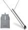 ECtury Anxiety Relief Necklace, Breathlace for Stress Management, Silver Stainless Steel Unisex Adults Necklace