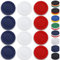 Berglander Assiettes en plastique 12 pièces 25cm, FR couleur plates réutilisables, assiettes à salade, bols de pâtes, vaisselle facile à transporter pour la maison, jardin, pique-