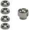 Tuercas antirrobo de acero inoxidable M6-M10, para coche y casa, 4 unidades M8