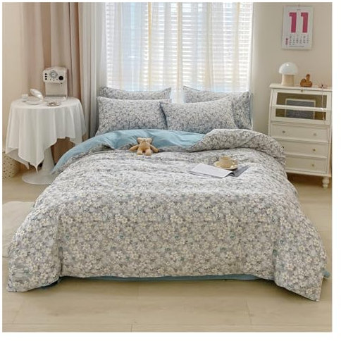 LHSJYG bettwäsche-Sets Duvet Cover Printing Quilt Cover Single Double King Size -Bettdecke Abdeckung Hochwertiges Bettwäschende Cover 200x220cm (Color : CAI yun z s-lv, Size : Cover 140x200cm)