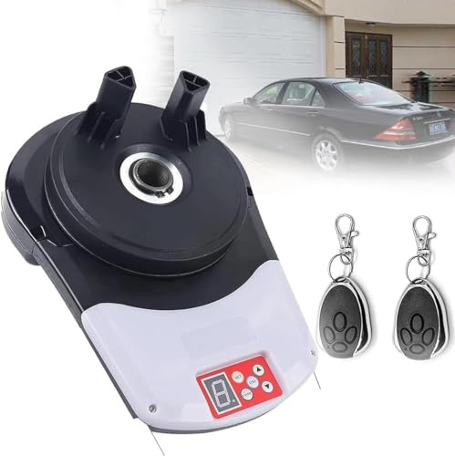 DPLXFPP Ouvre-Porte À Enroulement Automatique avec 2 Télécommandes, Moteur Volet Roulant 800 N, 24 V CC, Ouvre-Porte À Enroulement pour Garage, Entrepôt, Magasin, Grange, Ferme, Distance 164 Pieds