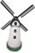 Solar-Powered LED Windmill Garden Ornament - 53cm x 21cm x 42cm, Rustic Brick or Classic White, Charming Outdoor Deco (White Windmill)