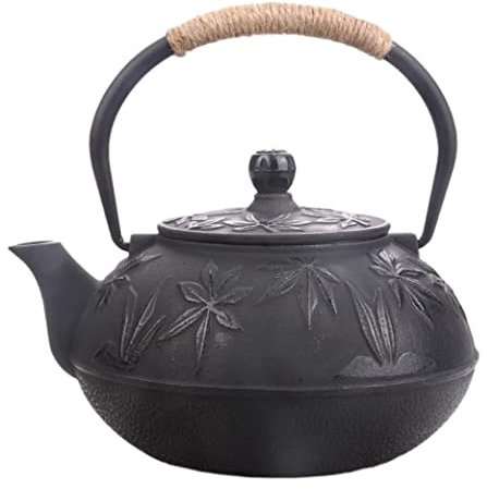 ASHSDI Tetera Marroqui Teteras De Hierro Fundido De 900ML, Tetera De Hierro, Juego De Té Japonés De Hierro Fundido, Tetera Hecha A Mano Tetera Turca