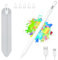 KBCASE Lápiz para Apple iPad 2018-2024,Pencil para iPad Carga Rápida de 15 mins, Rechazo de Palma Stylus Pen para Apple iPad 10/9/8/7/6th Gen,Pro M4/11/12.9/13,Air M2/3/4/5,Mini 5/6