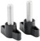 NORAZE 2~5 Stück M4 M5 M6 304 Edelstahl Kunststoffkopf Bakelit Handknopfschraube Gummikopf Gerader Griff Einstellen T-Griffschraube(10MM_M6-2PCS)