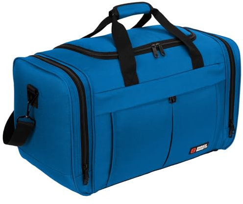 Sporttasche, Reisetasche und Fitnesstasche für Damen und Herren- Tainingstasche, Gym Bag (Sky-Blue)