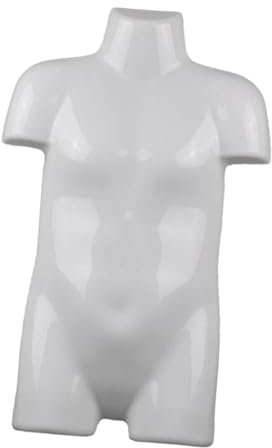perfk Kinder-Schaufensterpuppe, Torso, Schneiderpuppe, Kleiderpuppe, Modell für Schmuckpräsentation, Fotografie, Requisitenladen, 51,5 cm hoch