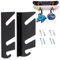 Aibyks Percha para monopatín, 1 par de estantes de Pared para monopatín, Dos Capas de Estante de Cubierta de Longboard para Almacenamiento y exhibición de Accesorios de Skateboard