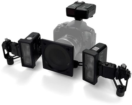 Kreuzpolarisationsfilter-Set für Godox MF-12 Blitze Dental Fotografie Polarisator Set für Kamera Keine Blendung, keine Reflexionen Kamera Fotografie