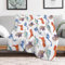 Dinosaurier, Süß, Kinder Wolldecke Für Couch – Flauschige Und Warme Decke Für Gemütliche Herbstnächte, 130×150cm