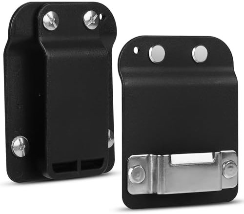 DBREAKS Bohrwerkzeugholster, Maßbandhalter für Gürtel, Gürtelclip, Bohrer-Gürtelhalter für Werkzeuggürtel, Robust Bohrer-Clip 304 Edelstahl, für Akkubohrer, Schlagschrauber, Nagler, Maßband