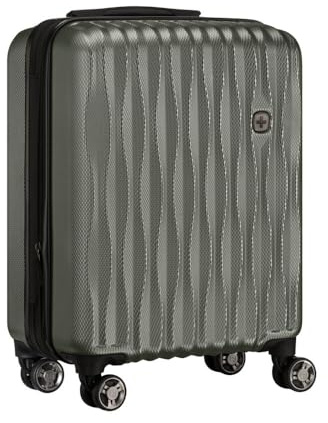 Wenger Energie Carry-On S Hard-Shell Suitcase 38/44 l Expandable | Compact 39 x 55 x 22 cm cabin suitcase for holidays and city breaks with TSA lock and 4 smooth-running double wheels.