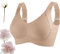 GOOEIC Super Firming Bra | Wire-Free Push-Up Bra No More Sagging Breasts, Women's Ribbed Push Up Adjustable (Skin Color,XL)