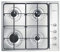 Smeg Cucina 60cm 4 Burner Gas Hob - Stainless Steel
