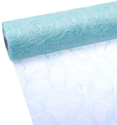 Deko AS GmbH Sizoweb Tischband eisblau 30 cm Rolle 25 Meter - 64-300-25-043