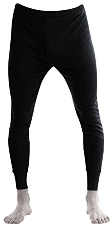 Gaffer Mens Thermal Bottoms Long Johns Trousers Ski Wear Black Medium
