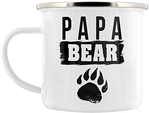 Grindstore Tasse Papa Bear Fête des Pères Blanc