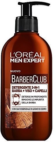 L'Oréal Paris Men Expert, línea Barber Club - Producto para el cuidado de la barba detergente 3 en 1